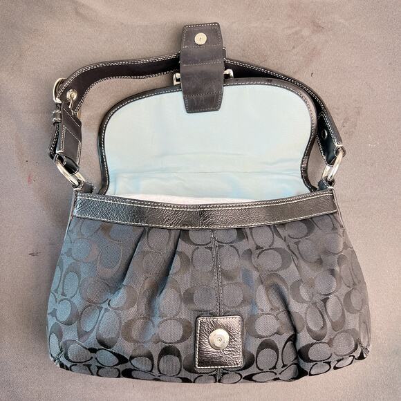 Coach Vintage Soho Signature Jacquard Shoulder Bag F15203 - Picture 8 of 10